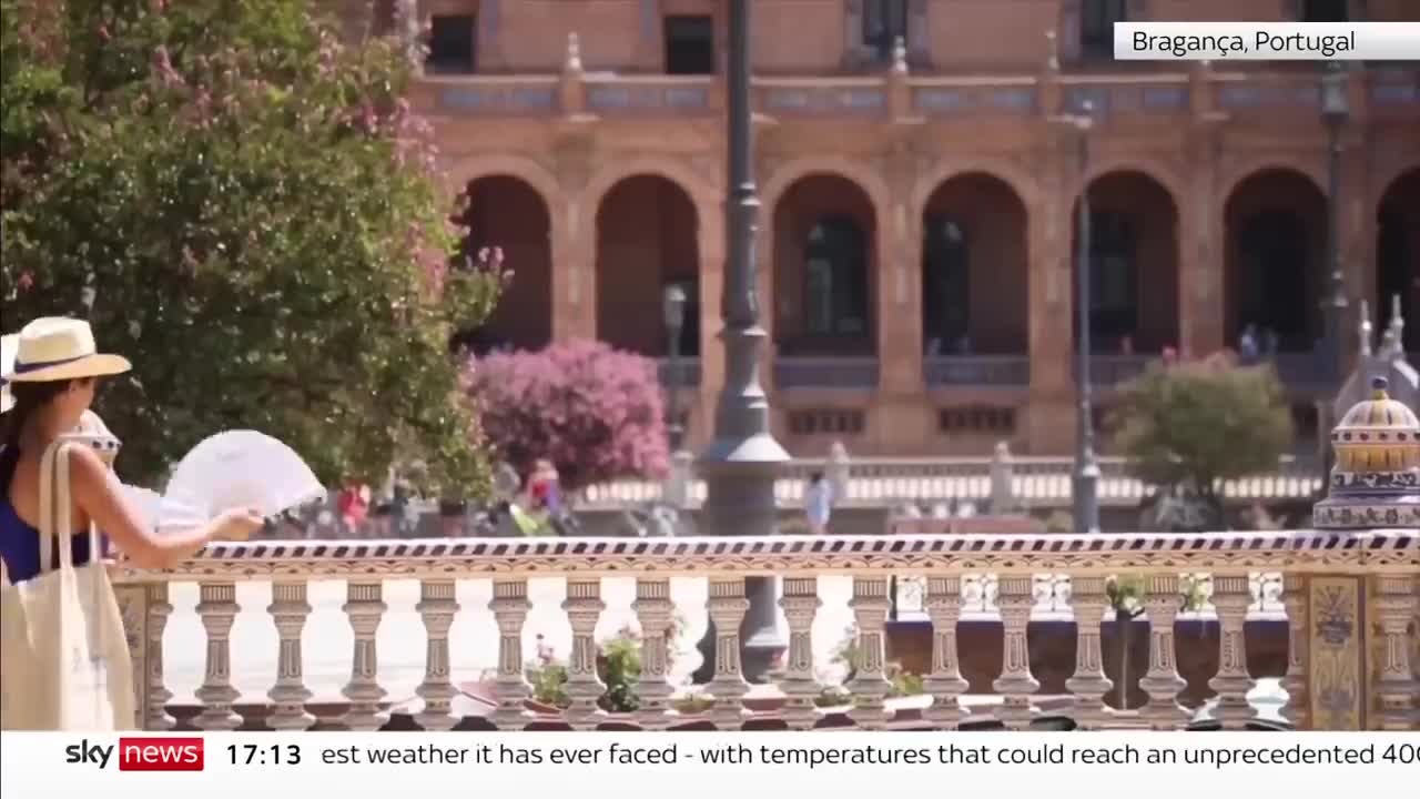 Homes evacuated in Portugal and Spain, as fire grips Europe