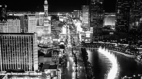 Night Lights in the City of Las Vegas