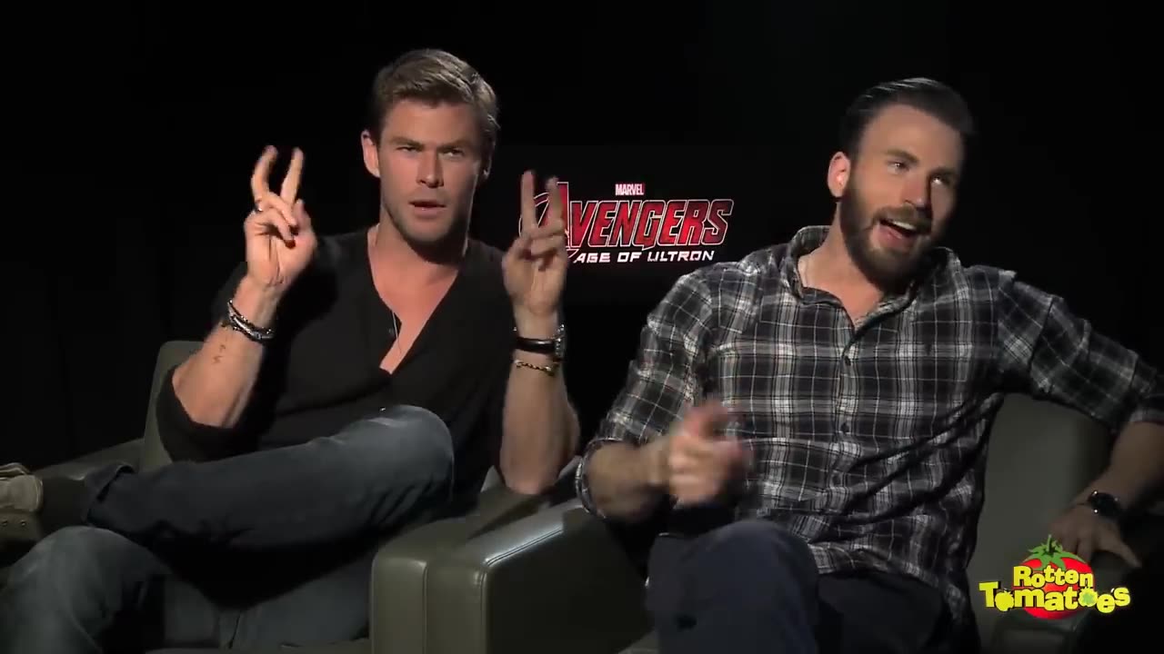 Funny moments with avengers cast