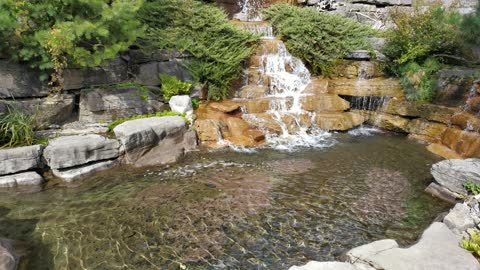 Montreal: Waterfall at Botanical Garden