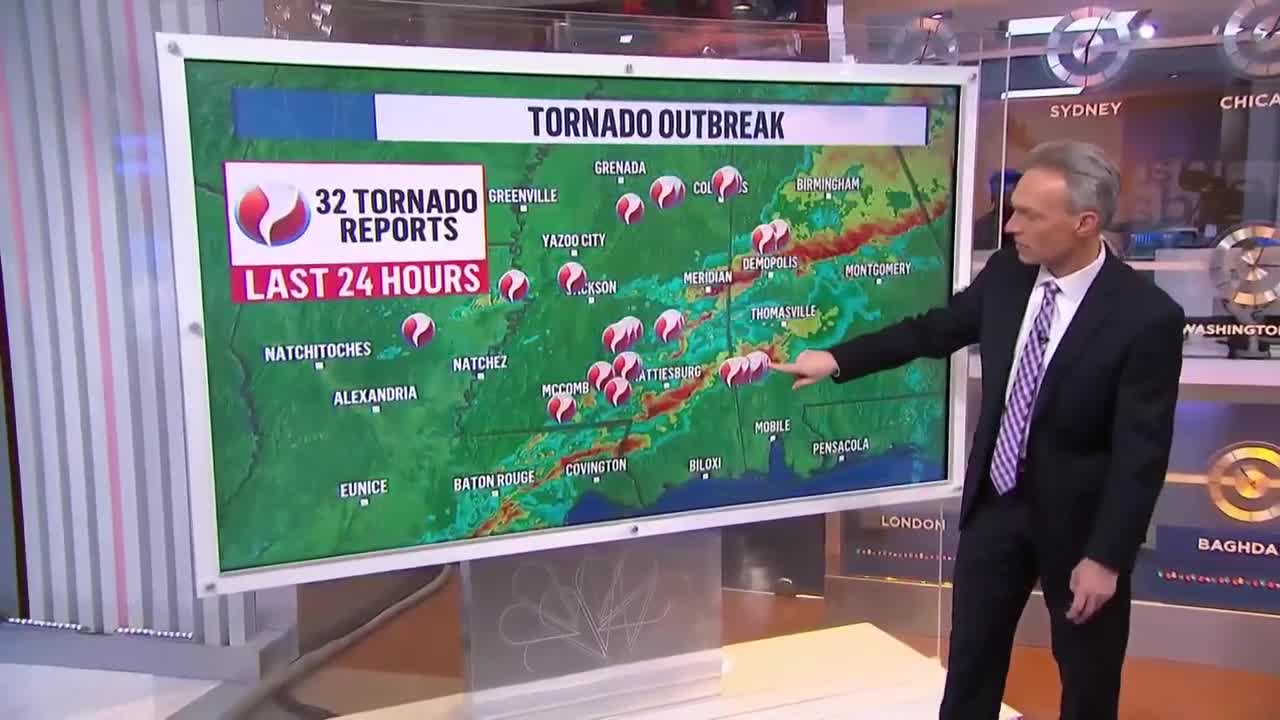 Deadly Tornado Outbreak Hits South Leaving Fields Of Debris