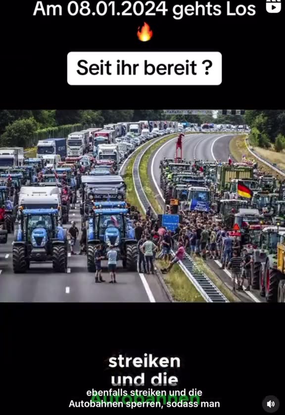 Mega strike 🔥🔥🔥#2024 / 1 / 8 GERMANY