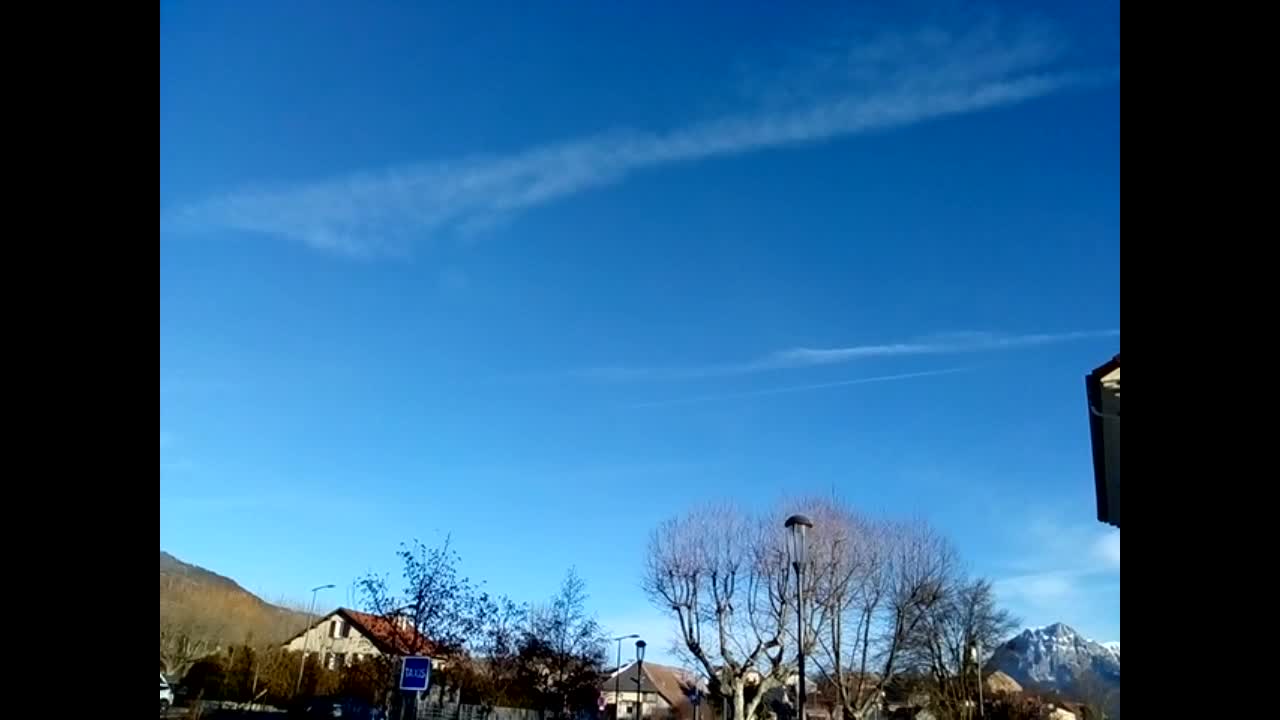 27.01.2022 Live Chemtrails dans le 05, à Chorges