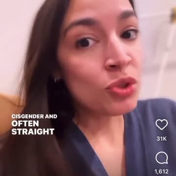 AOC claims “Cisgender and often straight men” are the ones who are after your kids