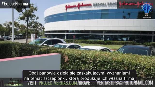 Nagrane z ukrytej kamery opinie pracowników Pfizer, J&J - Project Veritas (napisy pl)