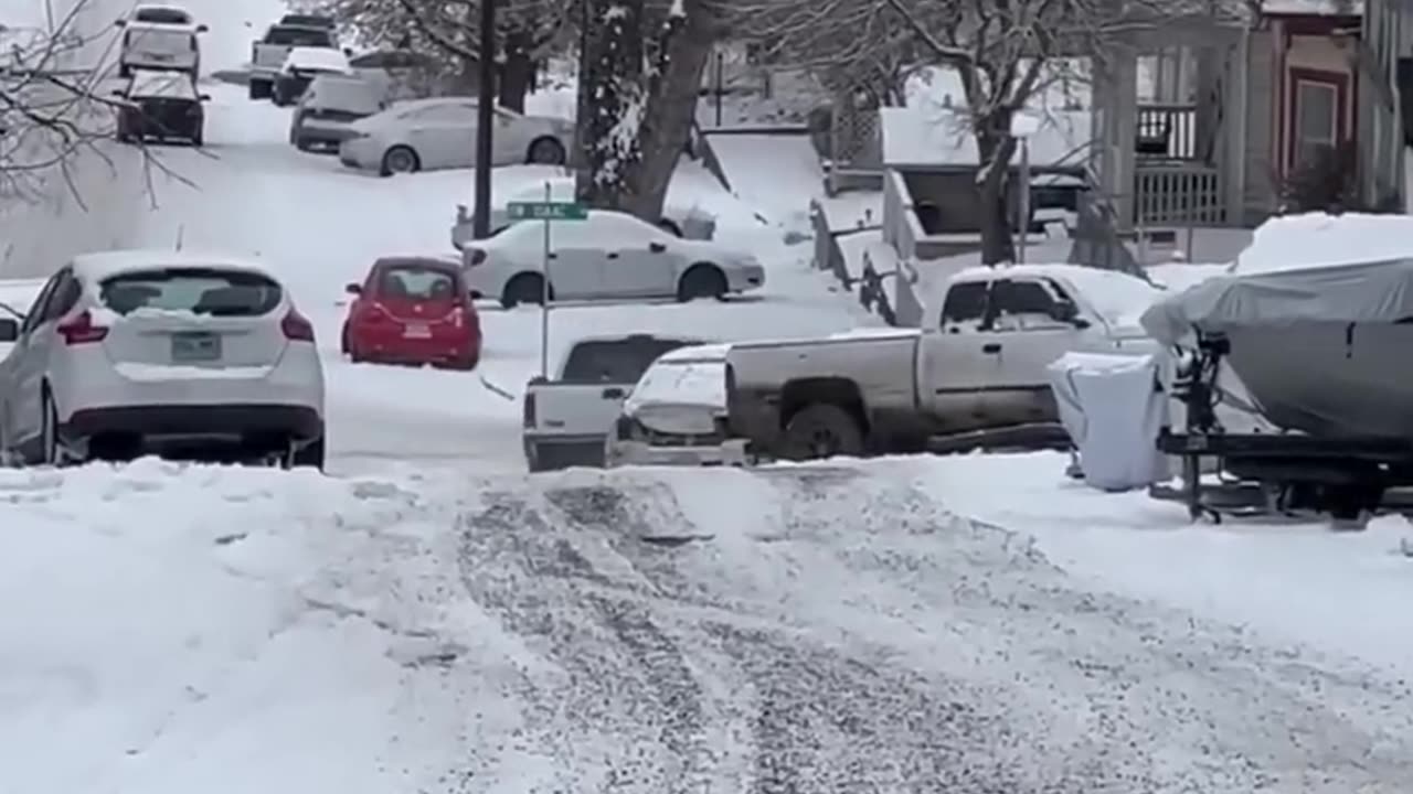 Packed police care created domino effect as vehicle crashed on icy Oregon road