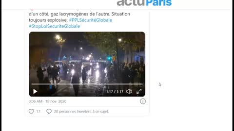 A nouveau des violences à Paris + encore une vidéo qui me dit "du système"