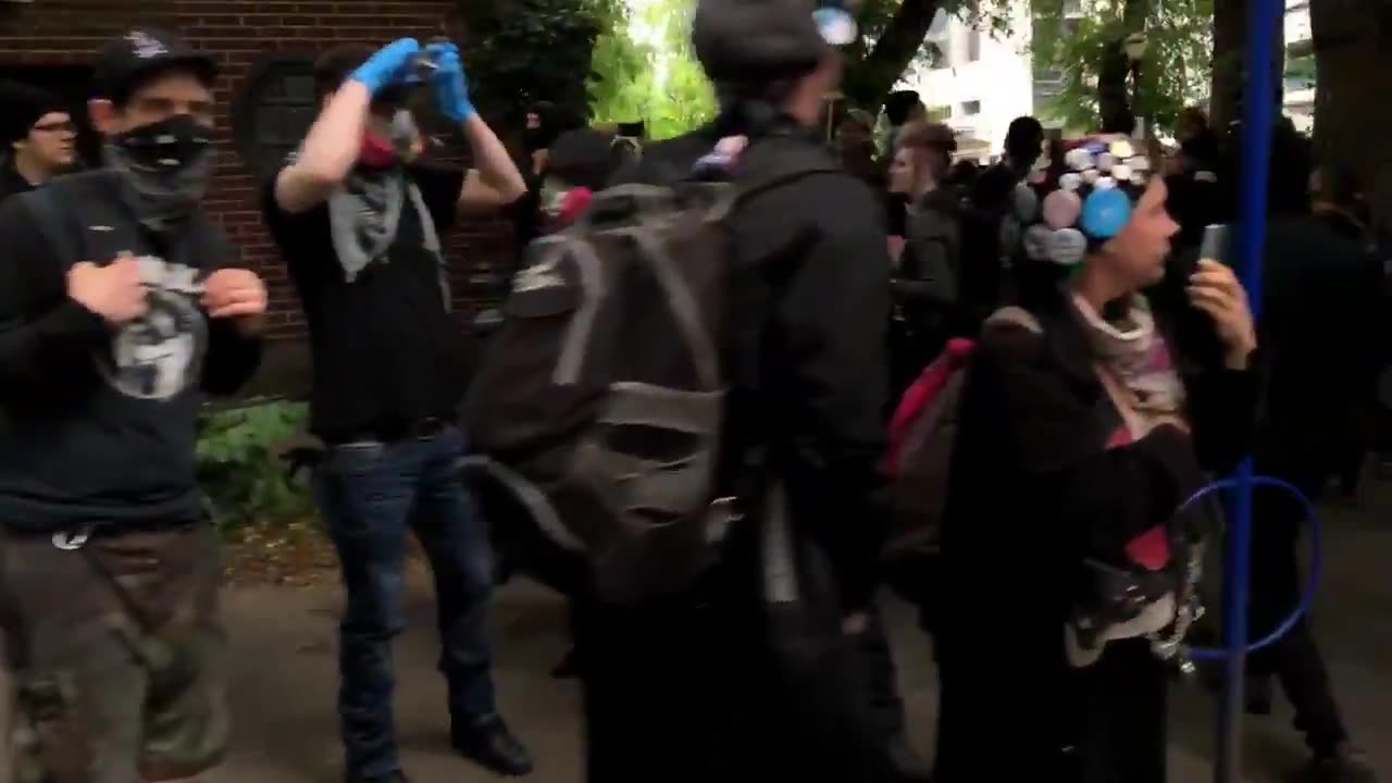 June 3 2018 Portland 1.1 Antifa say 'Go fuck yourself Andy'