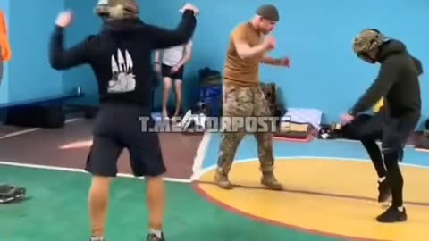 Ukrainian Troops Dancing