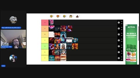 RedBlue Pod season 3 bonus 1 tv shows tierlist
