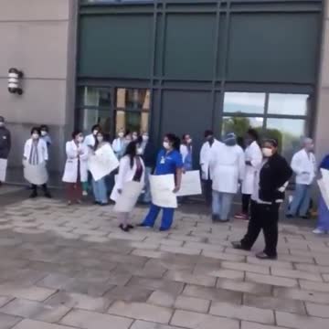 Black Man asks medical workers if all black lives matter They agree Then