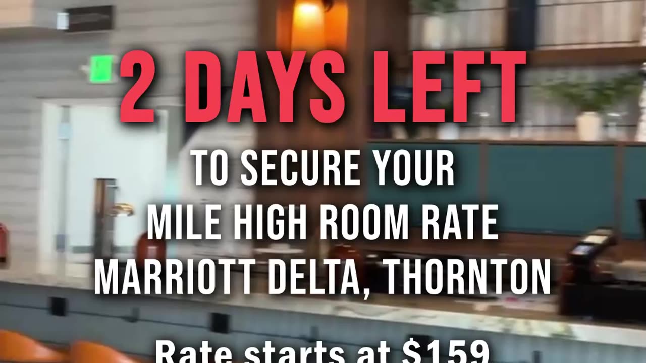 2 DAYS LEFT TO BOOK HOTEL (HOTEL VIDEO)