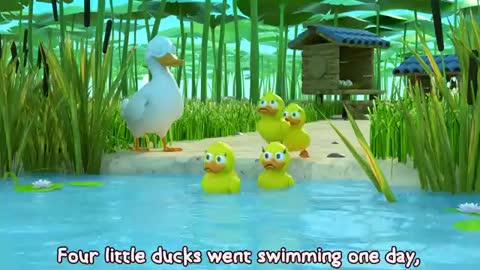 🦆 Five Little Ducks 🦆ry Rhymes and Children's Songs_Cut