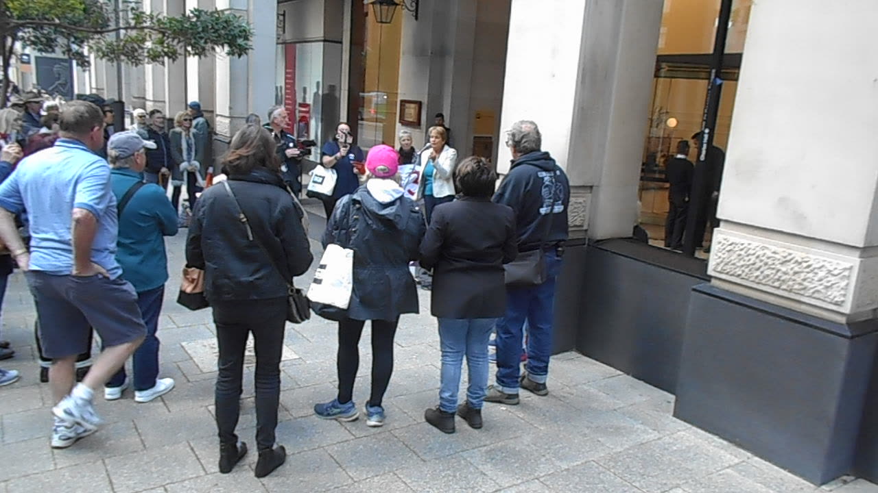 covid death vaxx protest outside AHPRA who deregistered doctors who spoke out