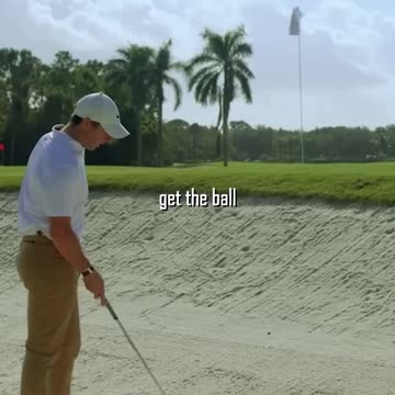 Rory Mcilroy's TIPS for bunker shot (Part 1) #golf #rory #mcilroy #tips #trick #bunker #shot #swing