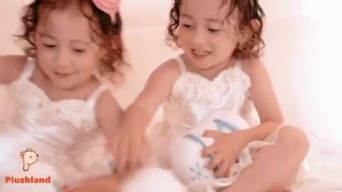 Children with snowball |Plushland