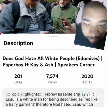 Whites experience racism?