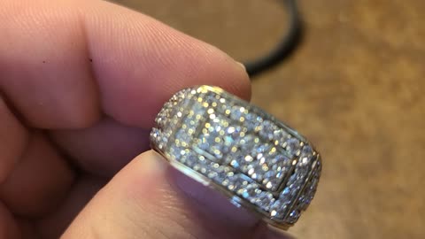 Man's Ring Missing A 7pt Stone Was It An Easy Fix? #jewelry #jewelryrepair #ring