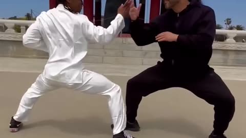 Fik Shun vs David fight choreography. WING CHUN Style