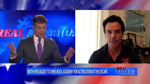 REAL AMERICA -- Dan Ball W/ Antonio Sabato Jr., Oscar's Drama & Hollywood Liberal Elites, 3/29/22