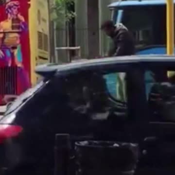 Fake African asylum seeker catches live pigeons on street and plucks them for