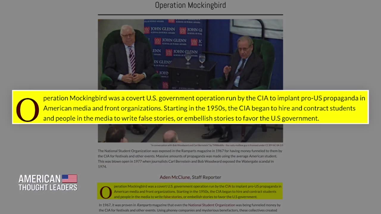 In 2016, the Obama administration overrode a law that made it illegal to propagandize Americans.