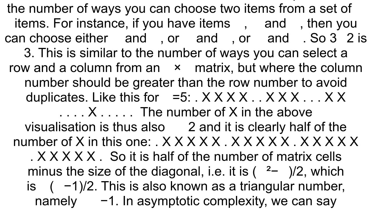 What is the Big O Notation of fx n 2