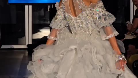 @therealmia55 in @aprilblackdiamond Beverly Hills Fashion Week @bhfw.us @edgar.entertainment