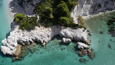 Beach and beautiful rocks