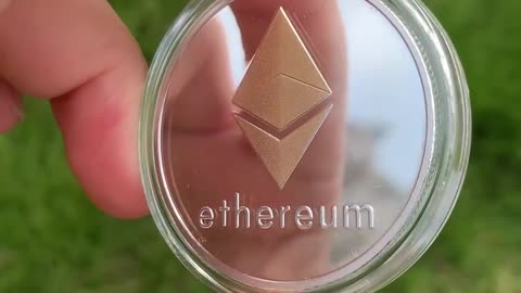 Ethereum Coin 40mm Crypto Coins ETH Physical Cryptocurrency Silver Plated Souvenirs and Gifts Home