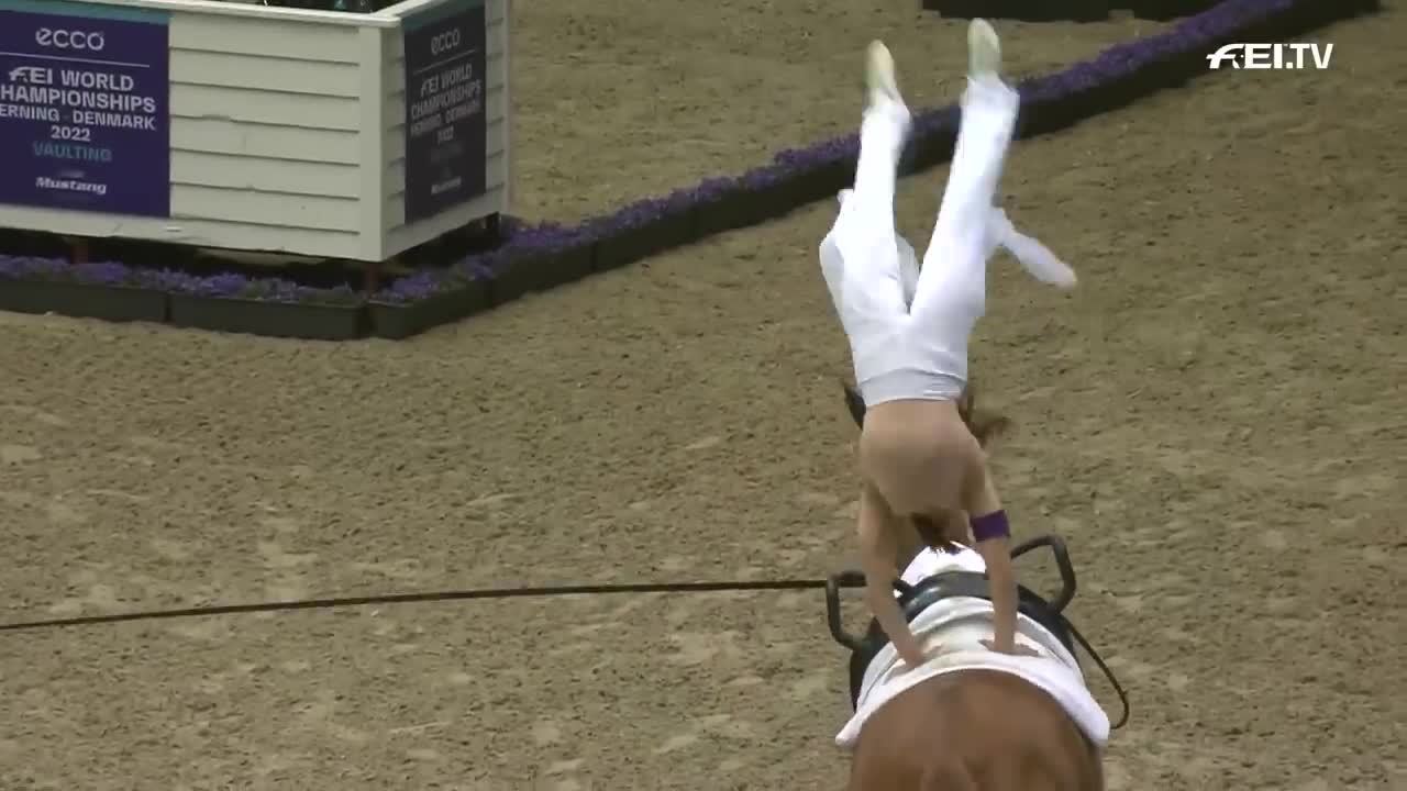 Manon Moutinho is the new WORLD CHAMPION | ECCO FEI World Championships 2022