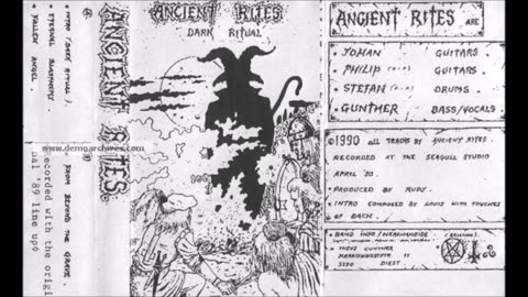 ancient rites - (1990) - Dark Ritual (Demo)