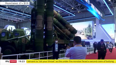 UK minister to visit Taiwan as China shows off its military might