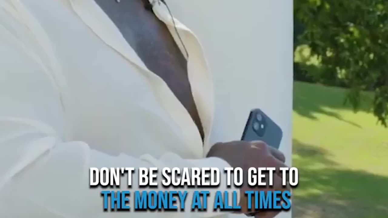 Don’t Be Scared to Get to the Money at All Times!