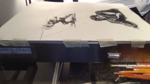 Charcoal Art for Page 80 in 1 Minute