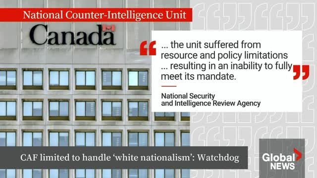 Canadian military ill-equipped to handle white nationalism, watchdog says