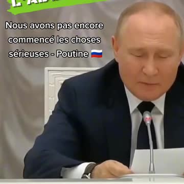 Poutine: nous n'avons rien débuté pour le moment