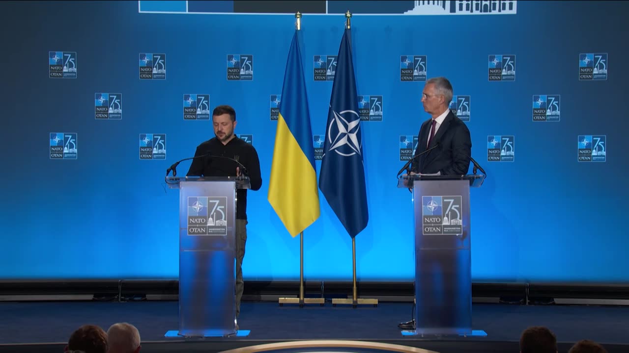 NATO Secretary General with the President of Ukraine Volodymyr Zelenskyy - July 11, 2024