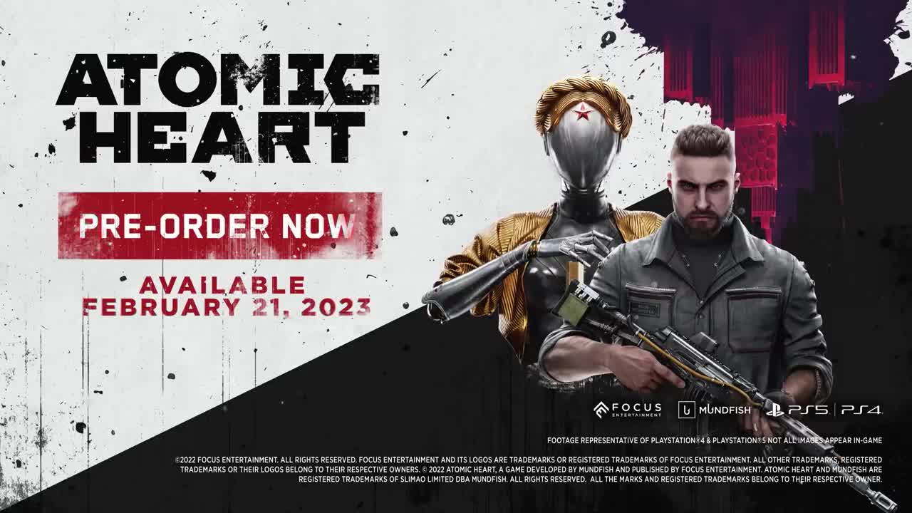 Atomic Heart - Release Date Reveal Trailer PS5 & PS4 Games