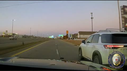 Moore police release footage of pursuit involving stolen vehicle and license plate