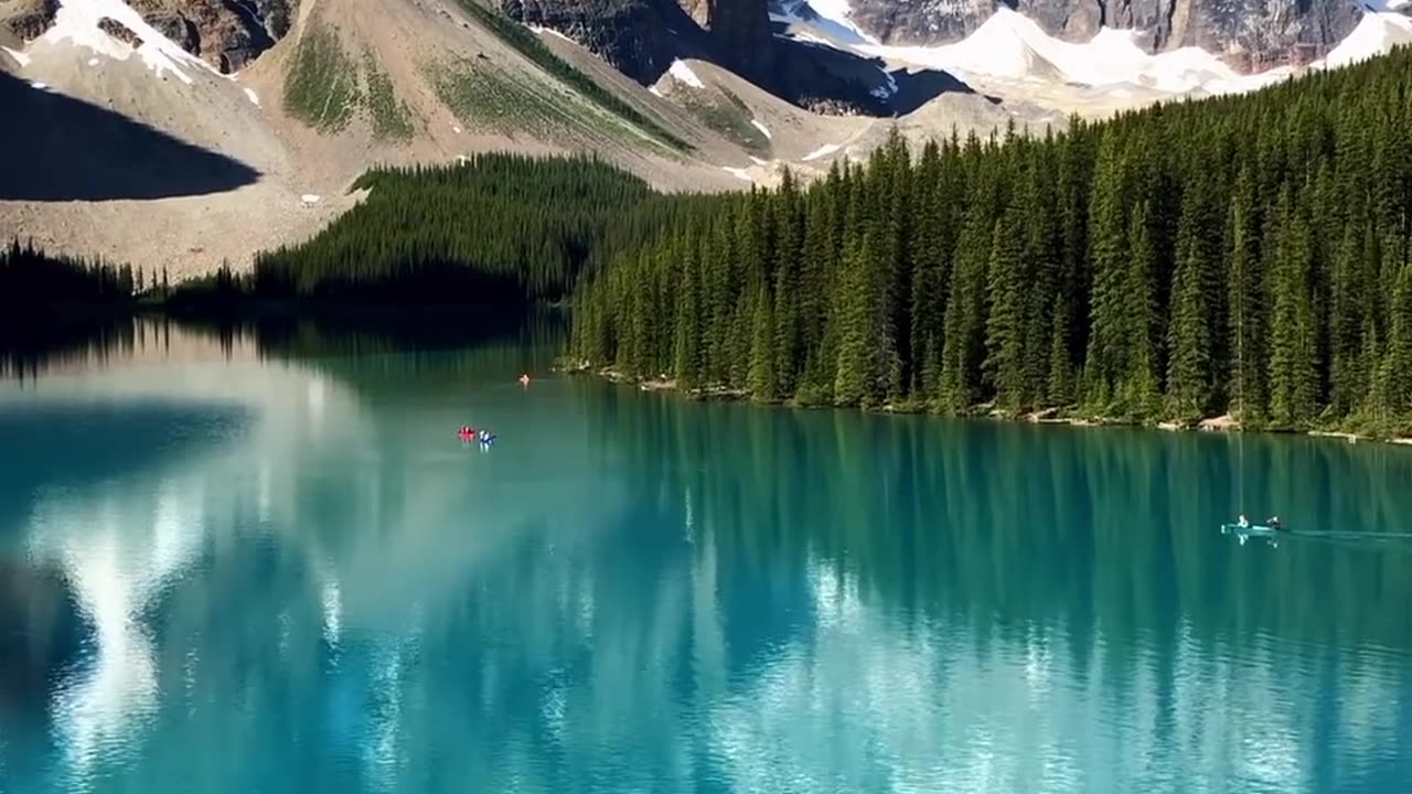 Summer days at Moraine Lake. Canada.