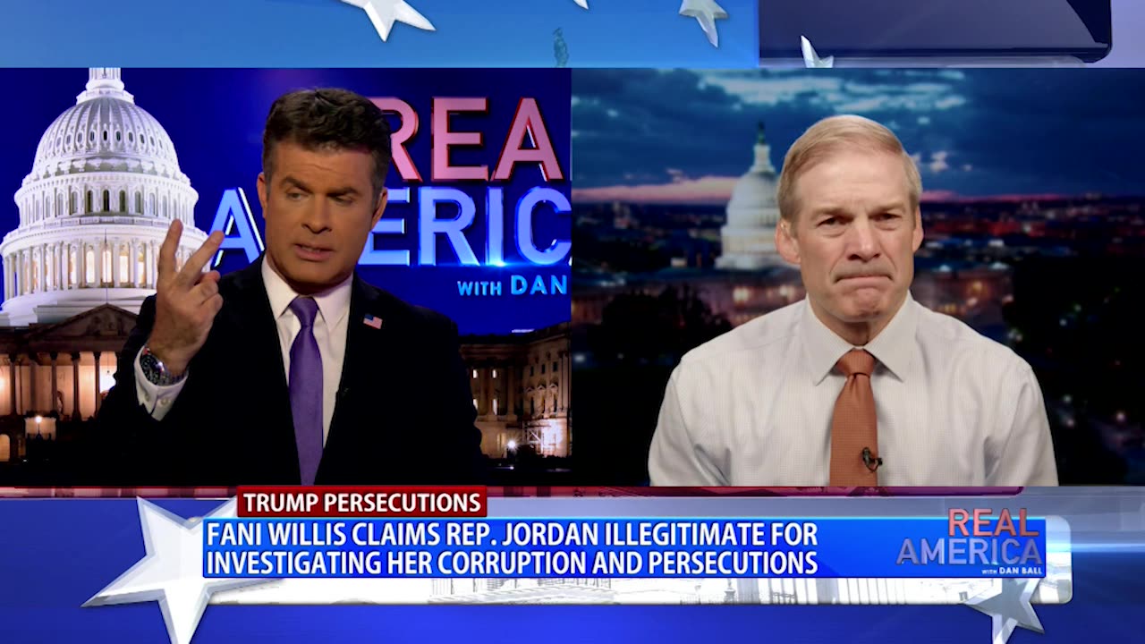 REAL AMERICA -- Dan Ball W/ Rep. Jim Jordan, FBI Authorized Lethal Force At Trump Raid, 5/21/24