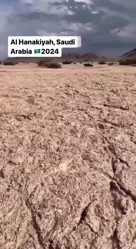 Saudi Arabia after a severe hail