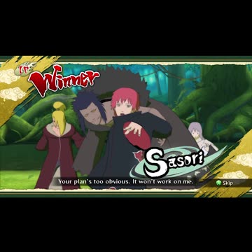 NINJA STORM REVOLUTION AKASUNA NO SASORI ULTIMATE JUTSU IRON SAND UNLEASH