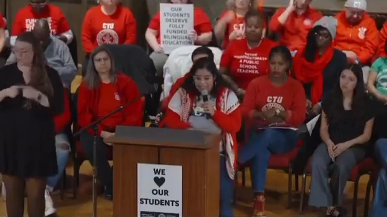 Chicago teacher union rep says your children belong to her...