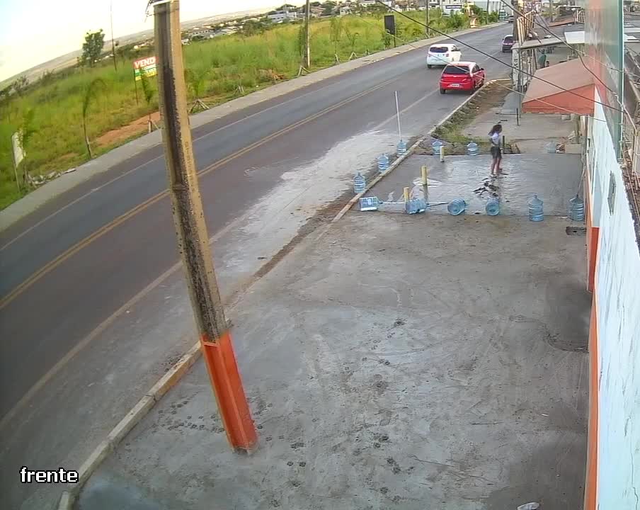 Oblivious Child Trips and Falls into Freshly Poured Cement