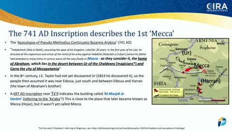 55 Mel says that Mecca could be in Southern Turkey (#10)