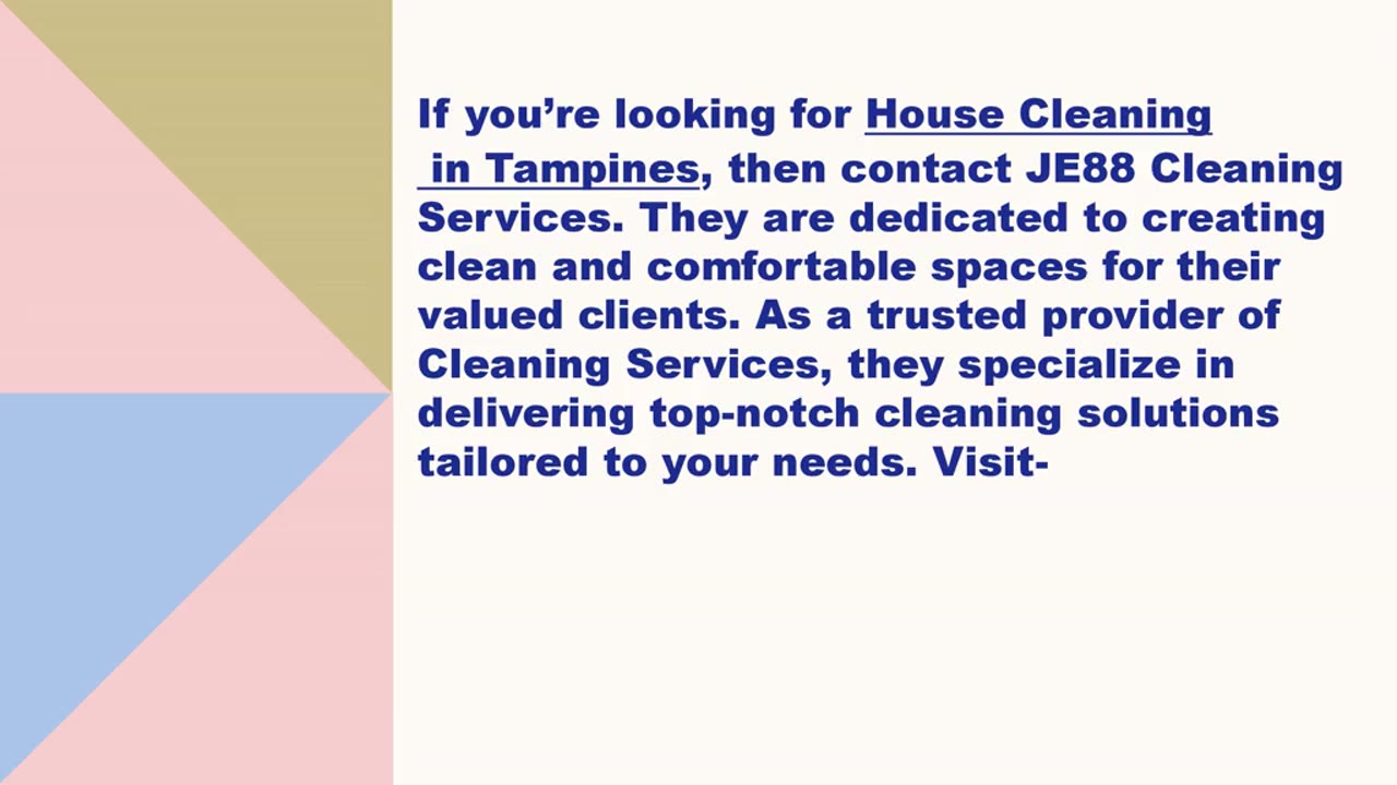 Best House Cleaning in Tampines
