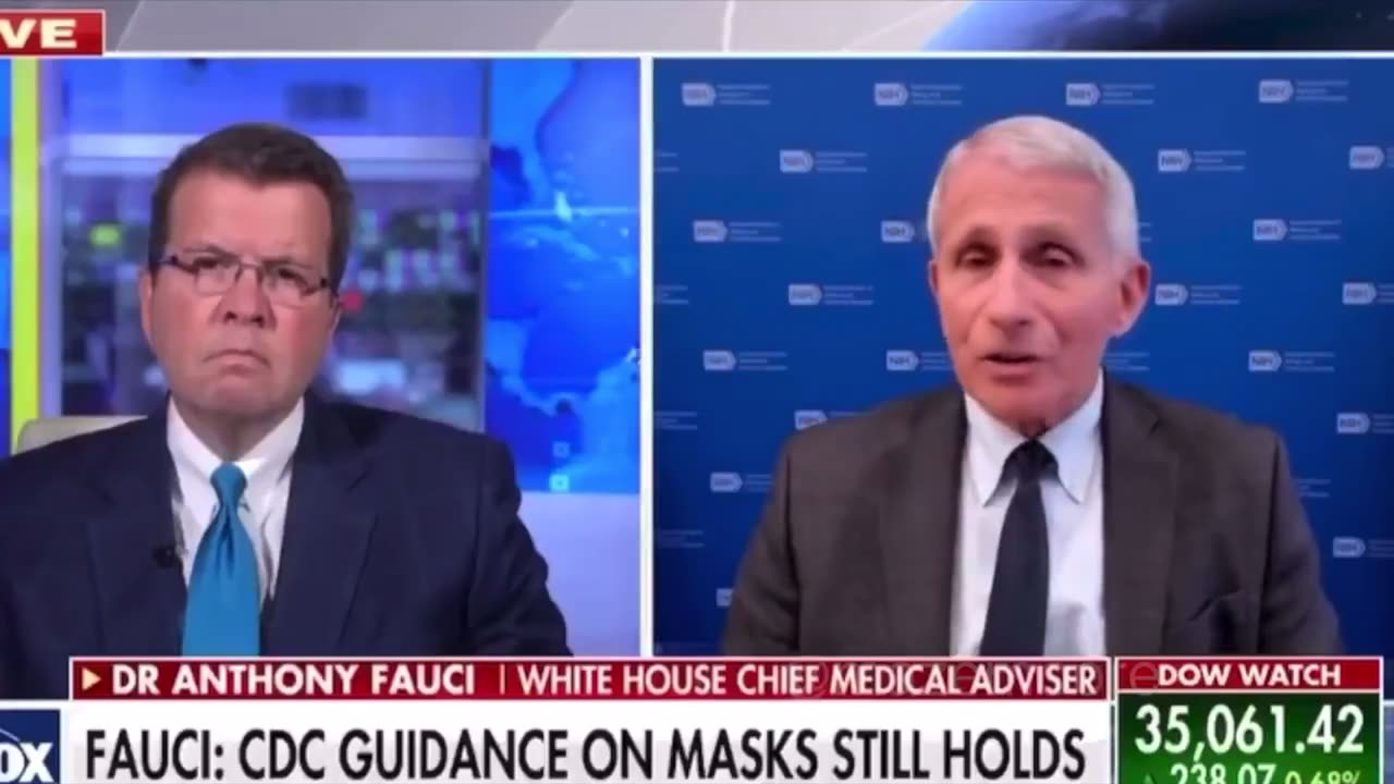 Fauci Flip Flops on Masks …..