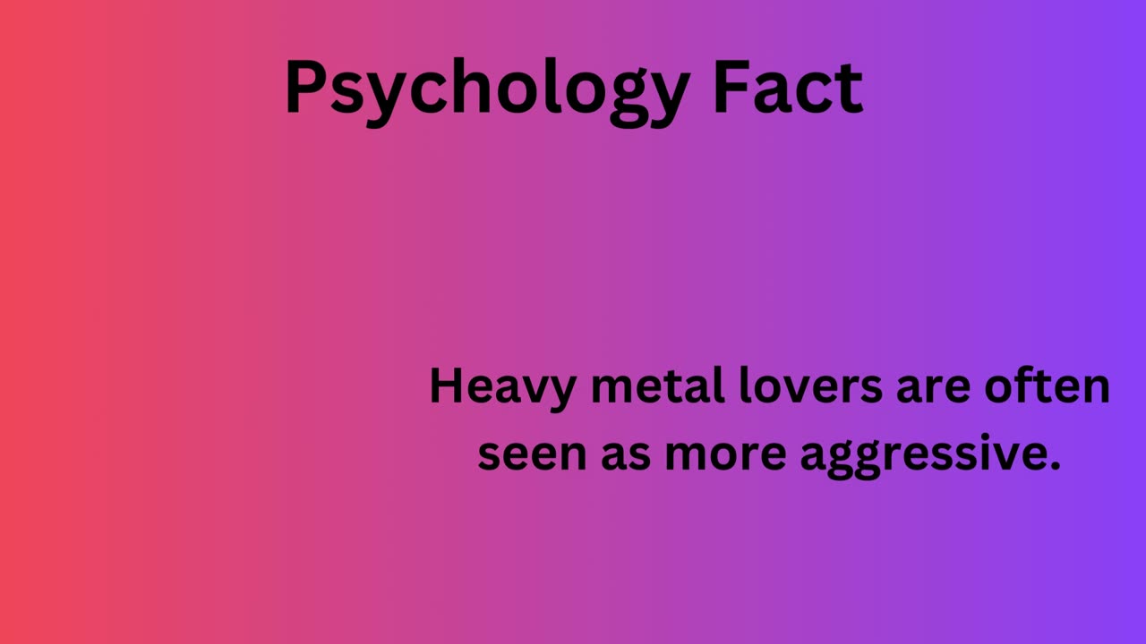 Psychology Fact